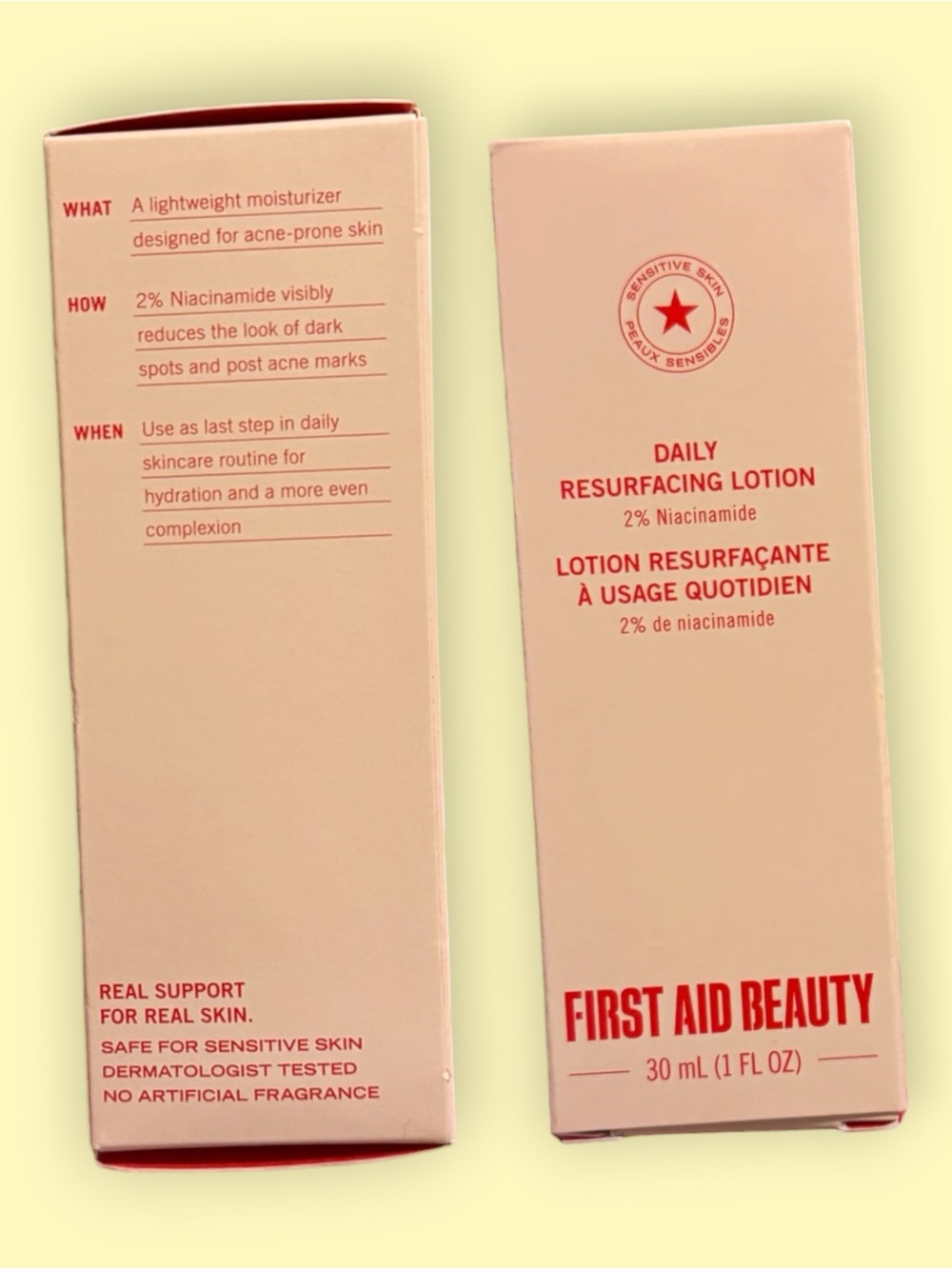 🤍 2 for $75 🤍  first aid beauty daily resurfacing lotion 2% Niacinamide